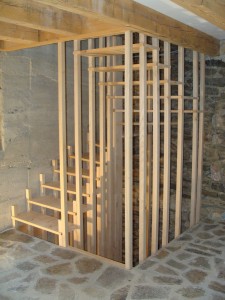 Escalier aérien sur mesure     